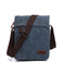 Fashion Solid Men Canvas Messenger Satchel Buckle Casual Portable Simple Shoulder Bag