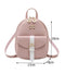 Bow Decor Double use Backpack for Women |  Leather knapSack | Shoulder Bag