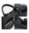 Genuine Leather Daily Casual Backpack For Women Classic Black Vintage Knapsack High Quality
