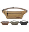 AIREEBAY Men Casual Durable Fanny Waist Pack Male Waist Bags Belt Canvas 2019 New Hip Bum Military Bag Pouch Three Zipper Pocket