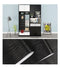 Black Marble Wood Grain Self Adhesive Waterproof Wallpaper for Kitchen Cabinets Vinyl Contact Paper