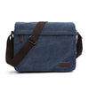 Fashion Solid Men Canvas Messenger Satchel Buckle Casual Portable Simple Shoulder Bag