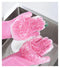 2020 new  Magic Silicone Dishwashing Scrubber  Sponge Rubber  Gloves Kitchen Cleaning 1 Pair