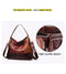 Genuine Leather  Luxury Top-handle Ladies Bucket Shoulder Designer Band Large Crossbody Bag