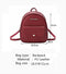 Mini Backpack Women PU Leather Shoulder Bag For Teenage Girls Kids Multi-Function Bagpack