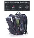 Crossten 15.3" Laptop Waterproof USB Charge Port Swiss-style Multifunctional Backpack