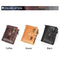 RFID 100% Genuine Leather Men Wallet Coin Purse Small Mini Card Holder Chain PORTFOLIO Portomonee Male Walet Pocket