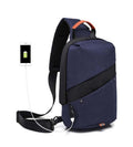 Men Messenger Bag Fashion Causal Chest Bag Pack Anti Theft Shoulder Crossbody bags for Teenage travel bag fit mobile phone bag