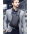 Multifunction Waterproof USB Charging Chest Pack Short Travel Men Messenger Chest Shoulder Bag