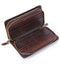 Business Genuine Leather Clutch Wallet Men Long Leather Phone Bag Purse Male  Large Size Handy Coin Wallet Card Holder Money Bag