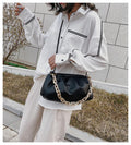 Chain Shoulder Bags for Women 2020 Luxury Solid Color Cross Body Bag Female Crossbody Bag Travel Handbags Lady Party Clutch