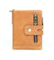 RFID 100% Genuine Leather Men Wallet Coin Purse Small Mini Card Holder Chain PORTFOLIO Portomonee Male Walet Pocket