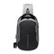 Multifunction Crossbody Bags Men USB Charging Chest Pack Water Repellent Shoulder Bag