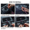 Multifunctional Car Pocket Automotive Air Vent Mobile Phone Storage Pouch Small Bag