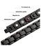 New Hot Men Magnetic Therapy Bracelet Classic Titanium Steel Anti-snoring Health Care Anti Snore Wrist Watch Sleep Snoring