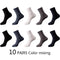 High Quality 10 Pairs/lot Men Bamboo Fiber Socks Men Breathable Compression Long Socks Business Casual Male Large size 38-45