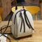 Mini PU Leather Women's Small Shoulder Bag with Tassel Zipper leather School bagpack