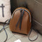 Mini PU Leather Women's Small Shoulder Bag with Tassel Zipper leather School bagpack