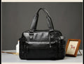 WEIXIER Men New Brand Fashion PU Leather Large Capacity Men Travel Bag Multifunctional Casual Man Shoulder Fashion Bags