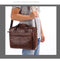 Men Genuine Leather Handbags Casual Leather Laptop Bags Male Business Travel Messenger Bags Men's Crossbody Shoulder Bag