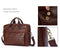 Men Genuine Leather Handbags Casual Leather Laptop Bags Male Business Travel Messenger Bags Men's Crossbody Shoulder Bag