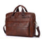 Men Genuine Leather Handbags Casual Leather Laptop Bags Male Business Travel Messenger Bags Men's Crossbody Shoulder Bag