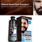 Natural long lasting 200ml permanent beard dye shampoo for men  removal white grey beard