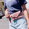 Fashion Rivet Lady Waist Pack Women Belt Pouch Bag Mini Designer Phone Pouch Bags New Envelope PU Leather Belt Pack For Clothing