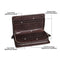 Quality Cowhide Men Clutch Wallets Genuine Leather Long Purses Business Large Capacity Wallet Double Zipper Phone Bag For Male