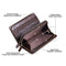 Quality Cowhide Men Clutch Wallets Genuine Leather Long Purses Business Large Capacity Wallet Double Zipper Phone Bag For Male